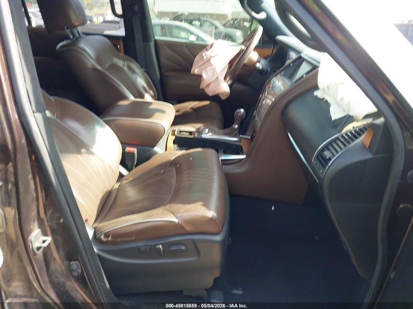 2016 Infiniti Qx80 VIN JN8AZ2NE5G9122311 IAAI salvage auction — RIGHT SIDE, Junk (Oklahoma), sold $2,275 on 2026-07-08 (photo 5)