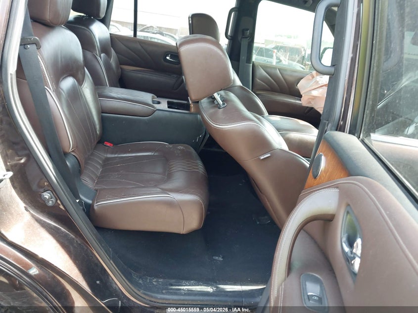 2016 Infiniti Qx80 VIN JN8AZ2NE5G9122311 IAAI salvage auction — RIGHT SIDE, Junk (Oklahoma), sold $2,275 on 2026-07-08 (photo 8)