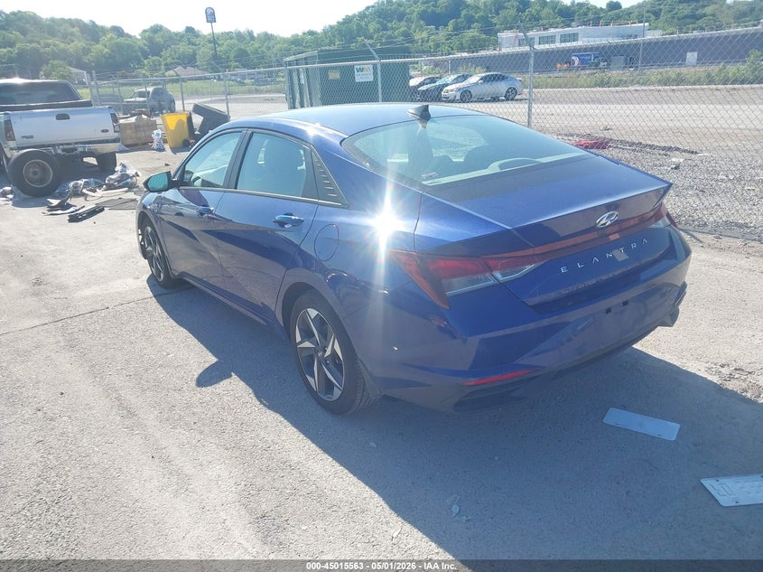 2023 Hyundai Elantra VIN 5NPLS4AG4PH091314 IAAI salvage auction — FRONT END, Salvage (Illinois), sold $4,100 on 2026-07-21 (photo 3)