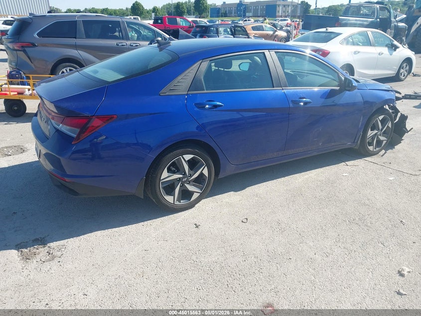 2023 Hyundai Elantra VIN 5NPLS4AG4PH091314 IAAI salvage auction — FRONT END, Salvage (Illinois), sold $4,100 on 2026-07-21 (photo 4)