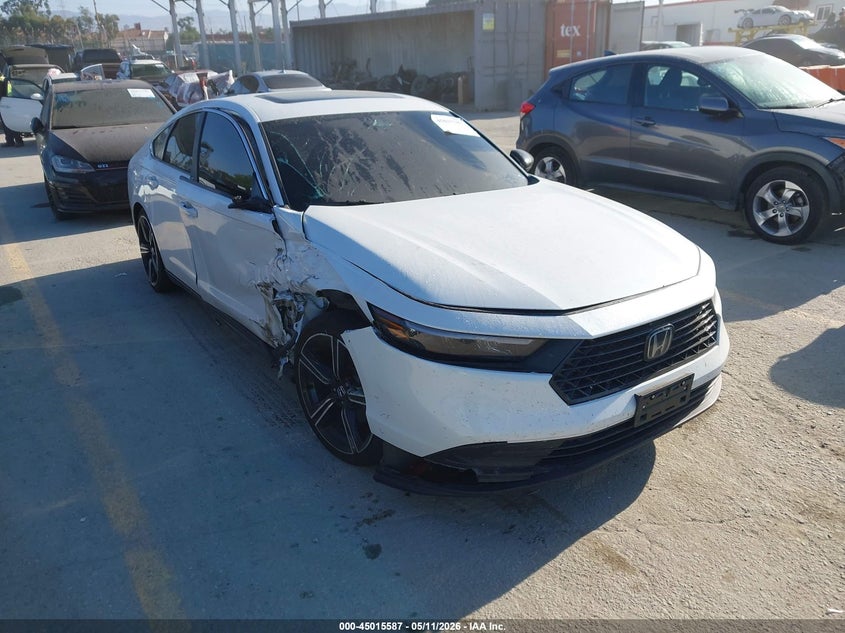 2025 Honda Accord VIN 1HGCY2F54SA020416 IAAI salvage auction — RIGHT FRONT, Salvage (California), sold $8,300 on 2026-07-29 (photo 1)