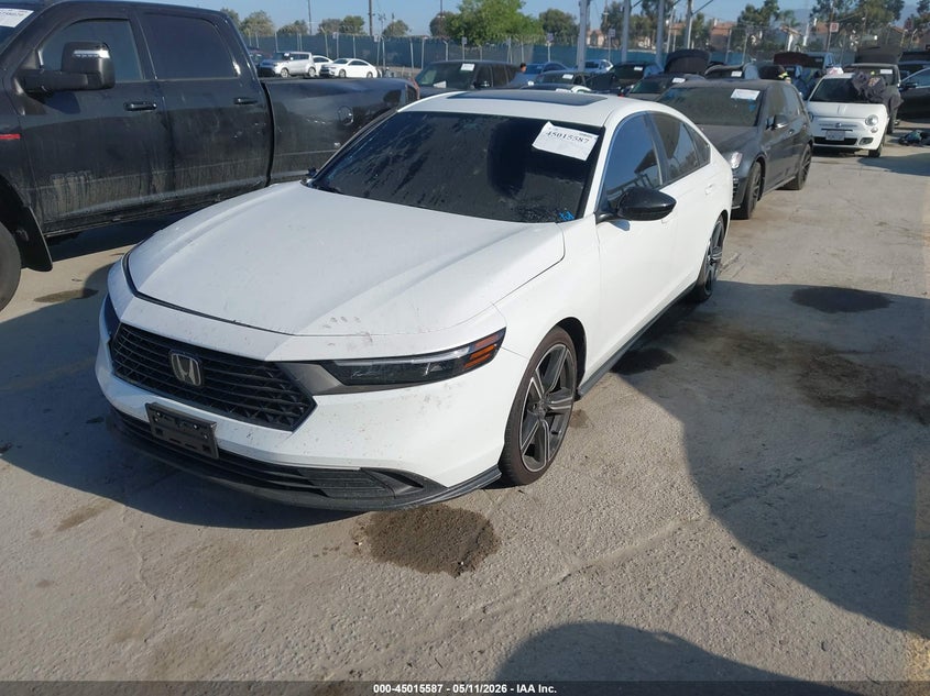 2025 Honda Accord VIN 1HGCY2F54SA020416 IAAI salvage auction — RIGHT FRONT, Salvage (California), sold $8,300 on 2026-07-29 (photo 2)