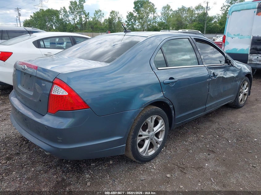 2012 Ford Fusion VIN 3FAHP0HA4CR358952 IAAI salvage auction — SIDE, Salvage (Ohio), sold $275 on 2026-07-19 (photo 4)