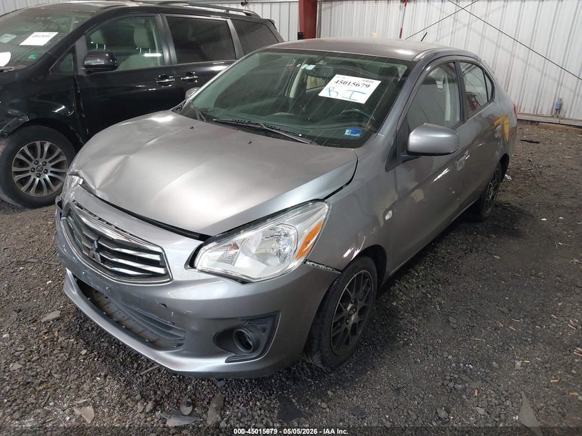 2017 Mitsubishi Mirage VIN ML32F3FJ8HHF12701 IAAI salvage auction — FRONT END, Clear (Virginia), sold $550 on 2026-07-16 (photo 2)