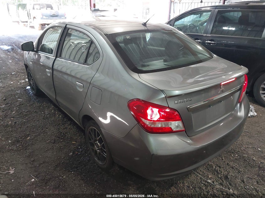 2017 Mitsubishi Mirage VIN ML32F3FJ8HHF12701 IAAI salvage auction — FRONT END, Clear (Virginia), sold $550 on 2026-07-16 (photo 3)