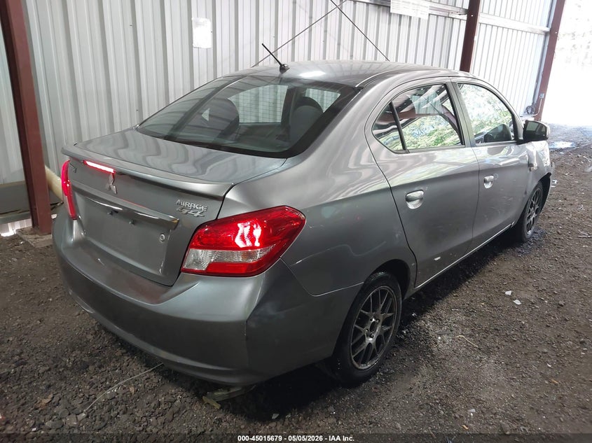 2017 Mitsubishi Mirage VIN ML32F3FJ8HHF12701 IAAI salvage auction — FRONT END, Clear (Virginia), sold $550 on 2026-07-16 (photo 4)