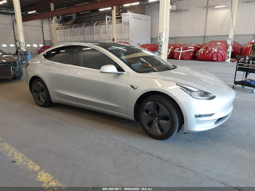2018 Tesla Model 3 VIN 5YJ3E1EA8JF011594 IAAI salvage auction — LEFT REAR, Salvage (Oregon), sold $5,150 on 2026-07-11 (photo 1)