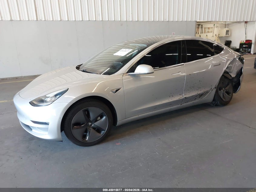 2018 Tesla Model 3 VIN 5YJ3E1EA8JF011594 IAAI salvage auction — LEFT REAR, Salvage (Oregon), sold $5,150 on 2026-07-11 (photo 2)