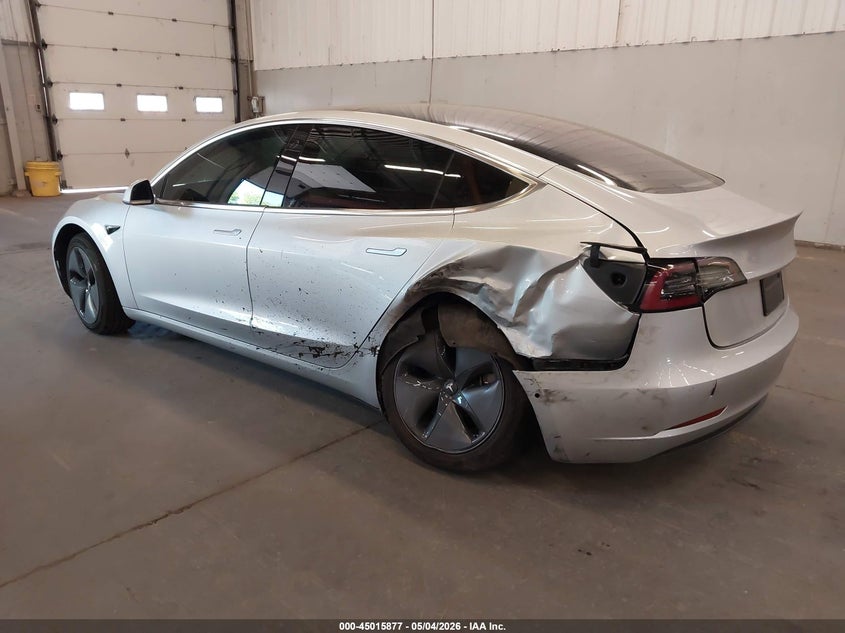 2018 Tesla Model 3 VIN 5YJ3E1EA8JF011594 IAAI salvage auction — LEFT REAR, Salvage (Oregon), sold $5,150 on 2026-07-11 (photo 3)