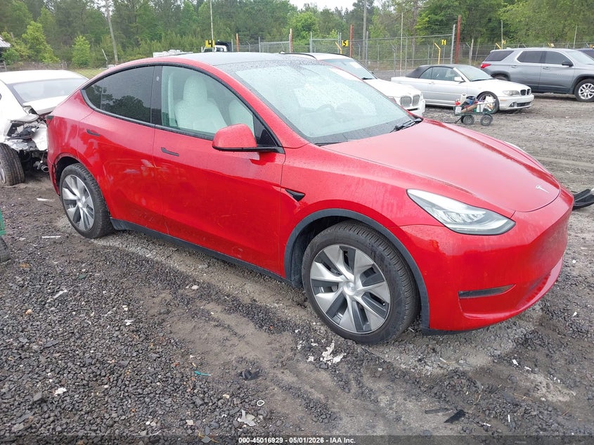 2021 Tesla Model y VIN 5YJYGDEE3MF075969 IAAI salvage auction — SIDE, Clear (South Carolina), sold $8,400 on 2026-07-22 (photo 1)