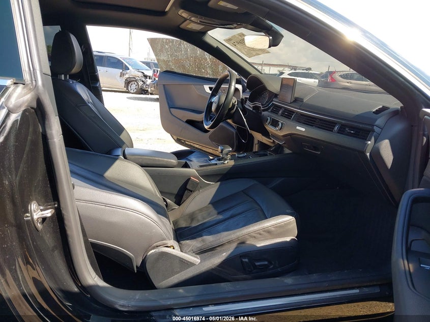 2018 Audi A5 VIN WAUNNAF55JA102371 IAAI salvage auction — FRONT & REAR, Salvage (North Carolina), sold $4,500 on 2026-07-10 (photo 5)