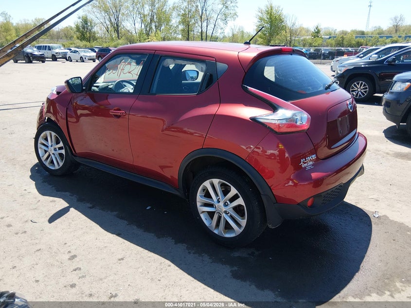 2015 Nissan Juke VIN JN8AF5MR3FT504773 IAAI salvage auction — LEFT FRONT, Salvage (Ohio), sold $800 on 2026-07-14 (photo 3)