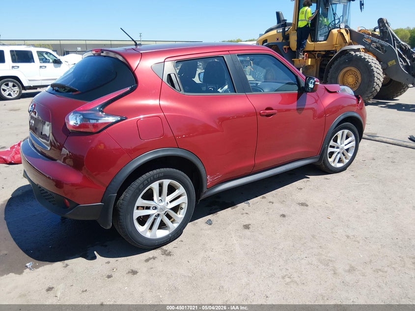 2015 Nissan Juke VIN JN8AF5MR3FT504773 IAAI salvage auction — LEFT FRONT, Salvage (Ohio), sold $800 on 2026-07-14 (photo 4)