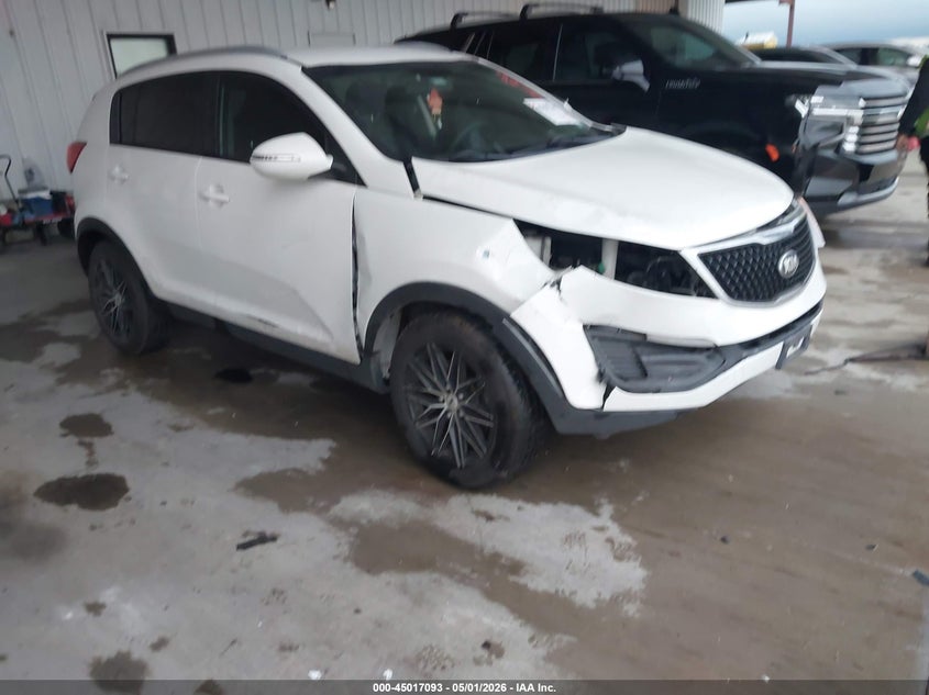 2014 Kia Sportage VIN KNDPB3AC8E7656691 IAAI salvage auction — FRONT END, Original (Texas), sold $2,000 on 2026-07-10 (photo 1)