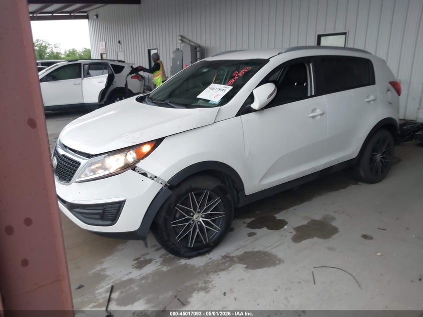 2014 Kia Sportage VIN KNDPB3AC8E7656691 IAAI salvage auction — FRONT END, Original (Texas), sold $2,000 on 2026-07-10 (photo 2)