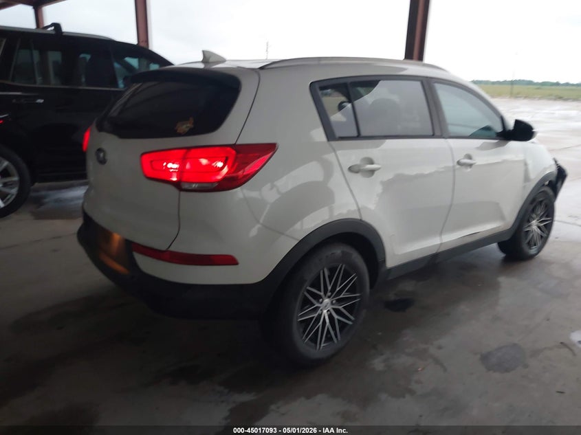 2014 Kia Sportage VIN KNDPB3AC8E7656691 IAAI salvage auction — FRONT END, Original (Texas), sold $2,000 on 2026-07-10 (photo 4)
