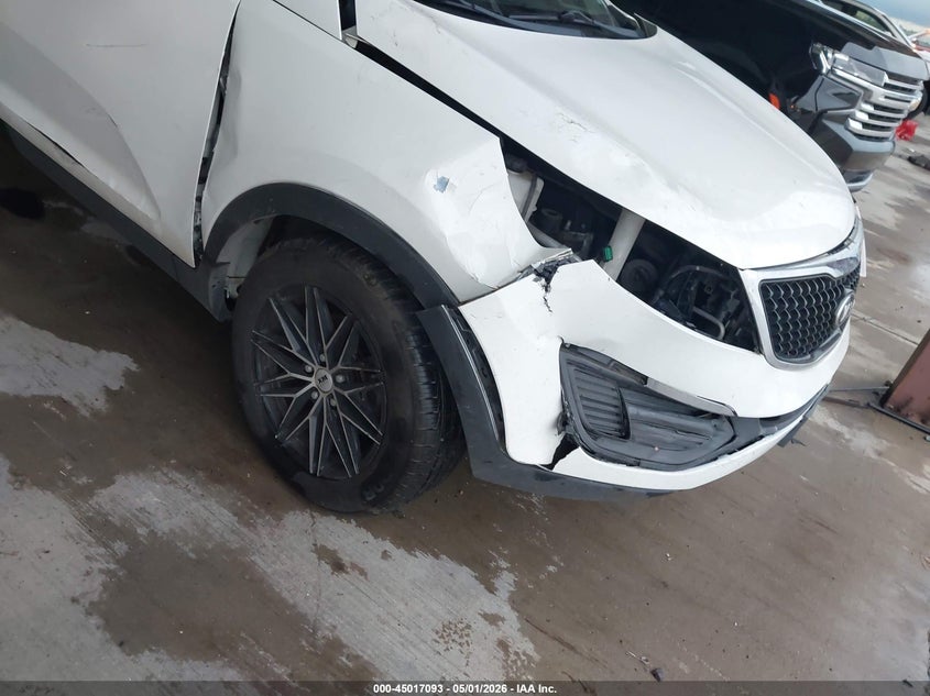 2014 Kia Sportage VIN KNDPB3AC8E7656691 IAAI salvage auction — FRONT END, Original (Texas), sold $2,000 on 2026-07-10 (photo 6)