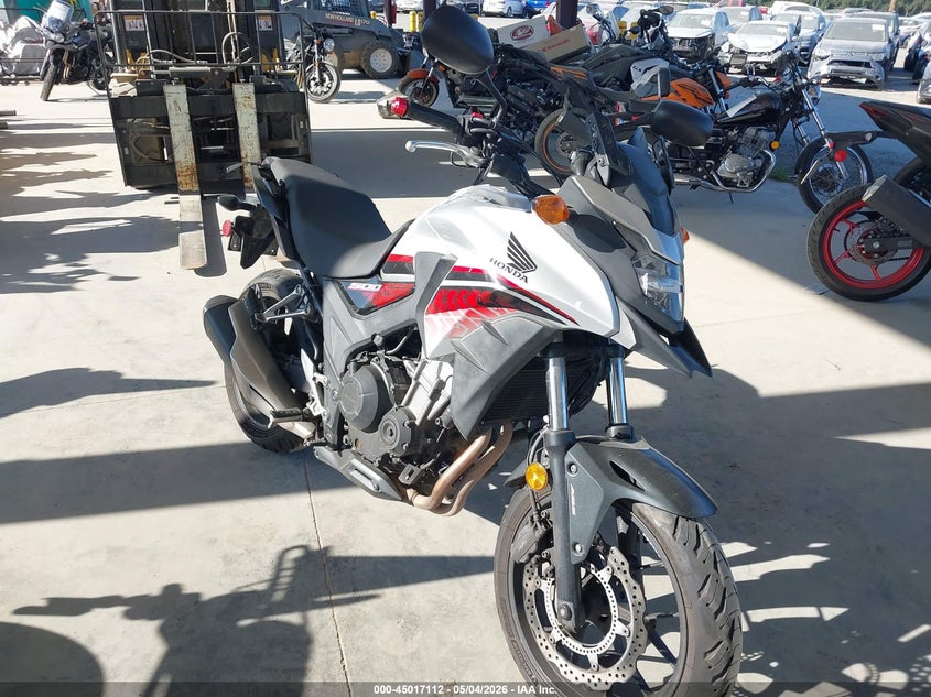 2018 Honda Cb VIN MLHPC4606J5500105 IAAI salvage auction — FRONT END, Bill Of Sale (Washington), sold $625 on 2026-07-21 (photo 1)