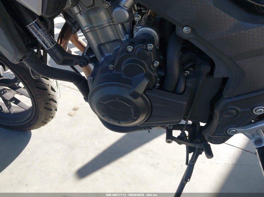 2018 Honda Cb VIN MLHPC4606J5500105 IAAI salvage auction — FRONT END, Bill Of Sale (Washington), sold $625 on 2026-07-21 (photo 9)