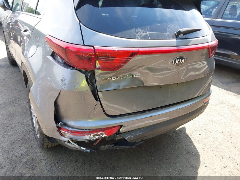2017 Kia Sportage VIN KNDPM3AC1H7233529 IAAI salvage auction — REAR END, Salvage (North Carolina), sold $2,150 on 2026-07-30 (photo 6)