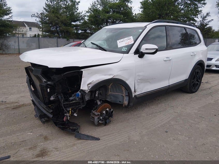 2023 Kia Telluride VIN 5XYP5DGC9PG403437 IAAI salvage auction — FRONT END, Salvage (New Jersey), sold $4,650 on 2026-07-14 (photo 2)