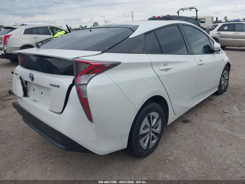 2016 Toyota Prius VIN JTDKARFU8G3006738 IAAI salvage auction — FRONT & REAR, Salvage (Texas), sold $2,050 on 2026-07-28 (photo 4)