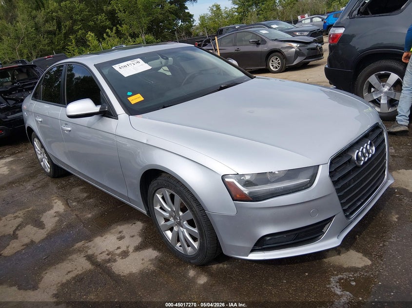 2014 Audi A4 VIN WAUAFAFL6EA058428 IAAI salvage auction — HAIL, Salvage (Kansas), sold $2,650 on 2026-07-09 (photo 1)