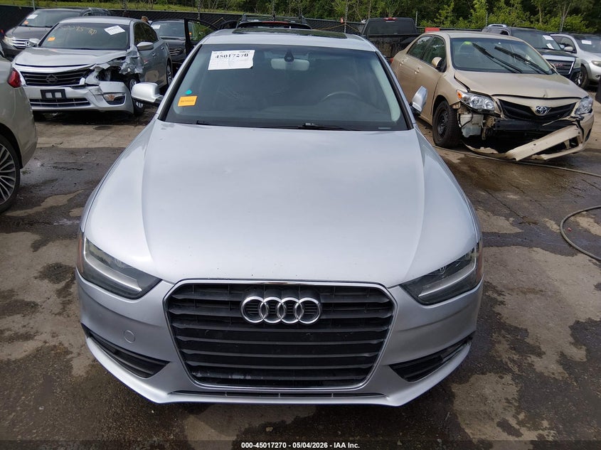 2014 Audi A4 VIN WAUAFAFL6EA058428 IAAI salvage auction — HAIL, Salvage (Kansas), sold $2,650 on 2026-07-09 (photo 6)