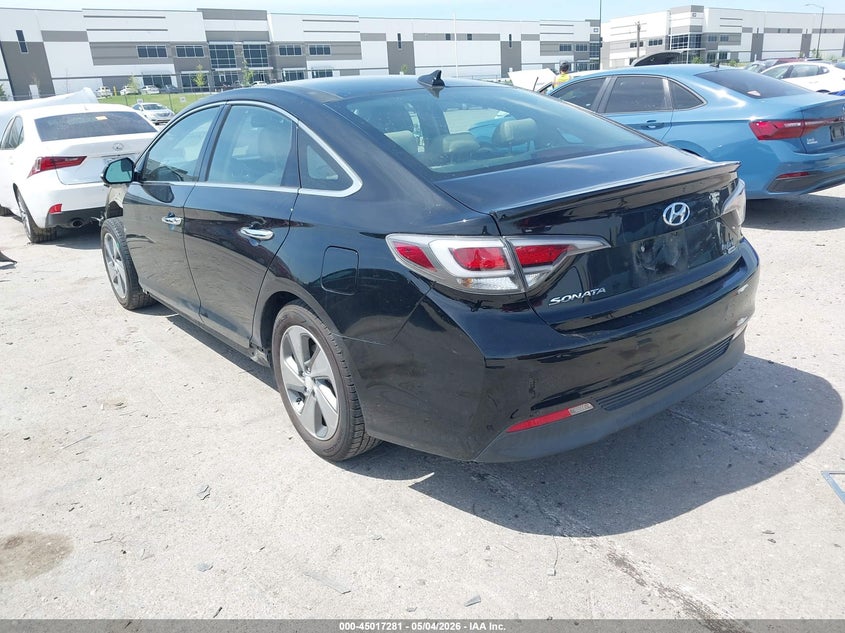 2017 Hyundai Sonata VIN KMHE34L33HA067624 IAAI salvage auction — FRONT END, Original (Texas), sold $2,775 on 2026-07-07 (photo 3)