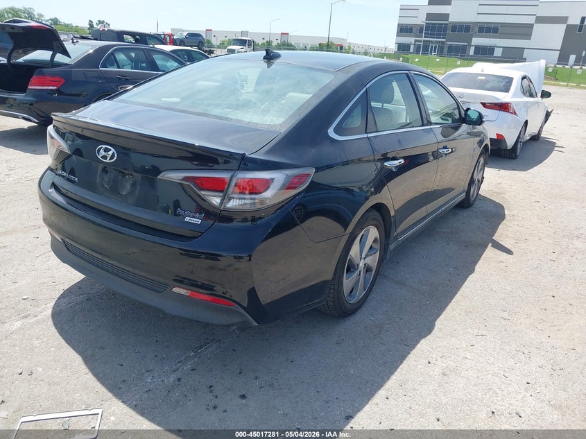 2017 Hyundai Sonata VIN KMHE34L33HA067624 IAAI salvage auction — FRONT END, Original (Texas), sold $2,775 on 2026-07-07 (photo 4)