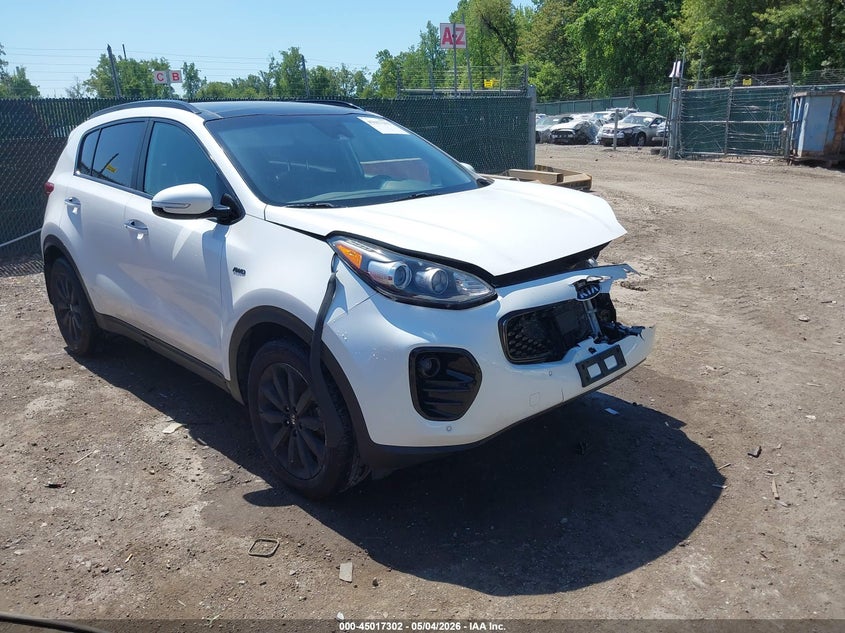 2018 Kia Sportage VIN KNDPNCACXJ7352991 IAAI salvage auction — FRONT END, Salvage - Greater Than 75% (Maryland), sold $3,450 on 2026-07-09 (photo 1)