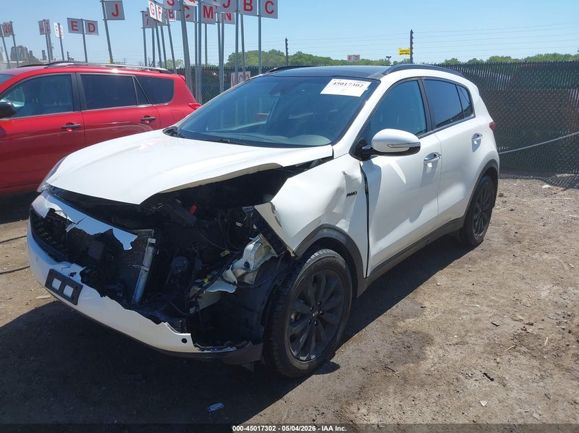 2018 Kia Sportage VIN KNDPNCACXJ7352991 IAAI salvage auction — FRONT END, Salvage - Greater Than 75% (Maryland), sold $3,450 on 2026-07-09 (photo 2)