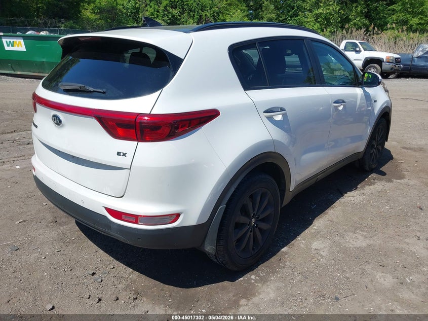 2018 Kia Sportage VIN KNDPNCACXJ7352991 IAAI salvage auction — FRONT END, Salvage - Greater Than 75% (Maryland), sold $3,450 on 2026-07-09 (photo 4)