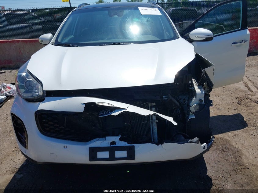 2018 Kia Sportage VIN KNDPNCACXJ7352991 IAAI salvage auction — FRONT END, Salvage - Greater Than 75% (Maryland), sold $3,450 on 2026-07-09 (photo 6)