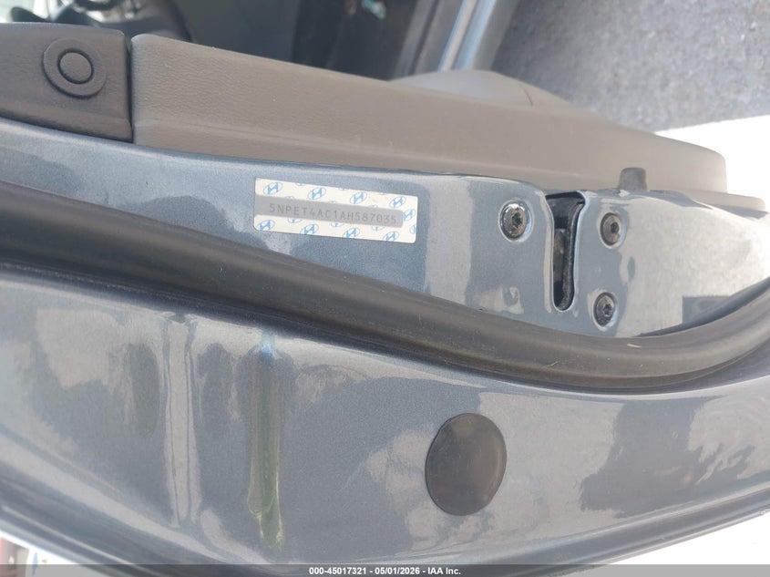 2010 Hyundai Sonata VIN 5NPET4AC1AH587035 IAAI salvage auction — REAR END, Salvage (Illinois), sold $500 on 2026-07-14 (photo 9)