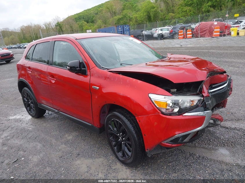 2018 Mitsubishi Outlander VIN JA4AR3AU5JU015661 IAAI salvage auction — FRONT END, Clear (Virginia), sold $575 on 2026-07-18 (photo 1)