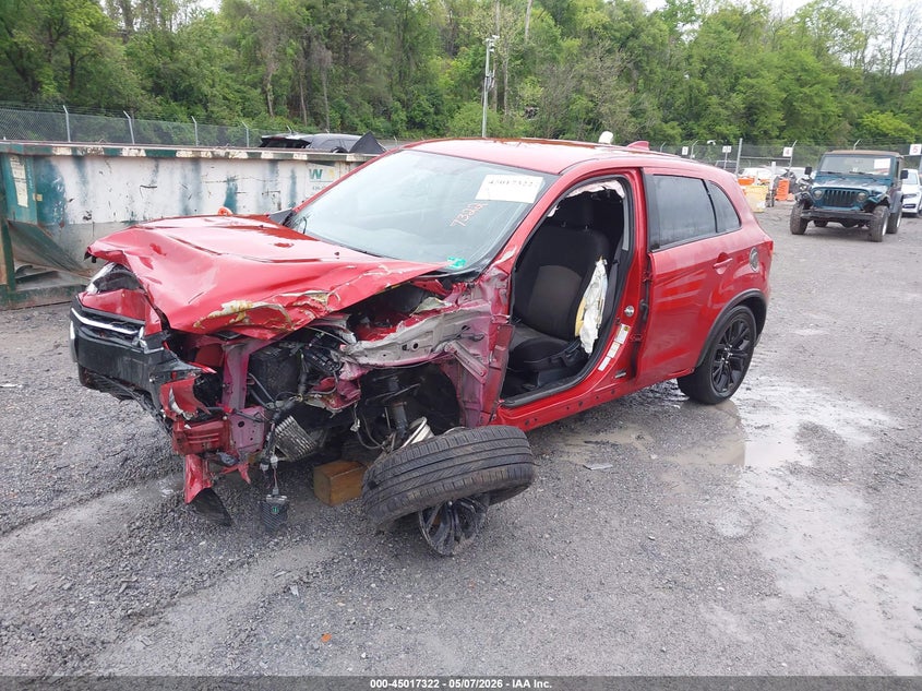 2018 Mitsubishi Outlander VIN JA4AR3AU5JU015661 IAAI salvage auction — FRONT END, Clear (Virginia), sold $575 on 2026-07-18 (photo 2)
