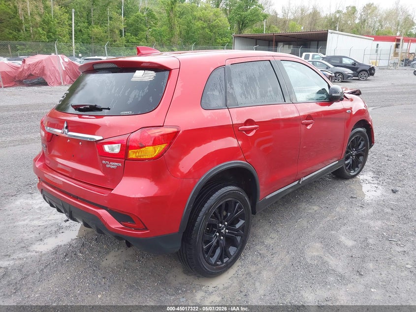 2018 Mitsubishi Outlander VIN JA4AR3AU5JU015661 IAAI salvage auction — FRONT END, Clear (Virginia), sold $575 on 2026-07-18 (photo 4)