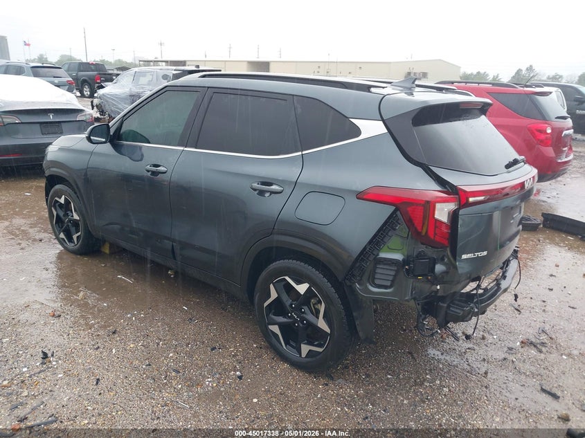 2024 Kia Seltos VIN KNDER2AA3R7500687 IAAI salvage auction — FRONT & REAR, Original (Texas), sold $3,750 on 2026-07-16 (photo 3)