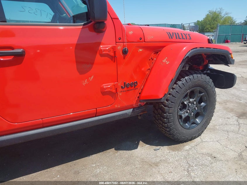 2023 Jeep Gladiator VIN 1C6HJTAG4PL578180 IAAI salvage auction — RIGHT FRONT, Salvage (Indiana), sold $13,900 on 2026-07-28 (photo 6)