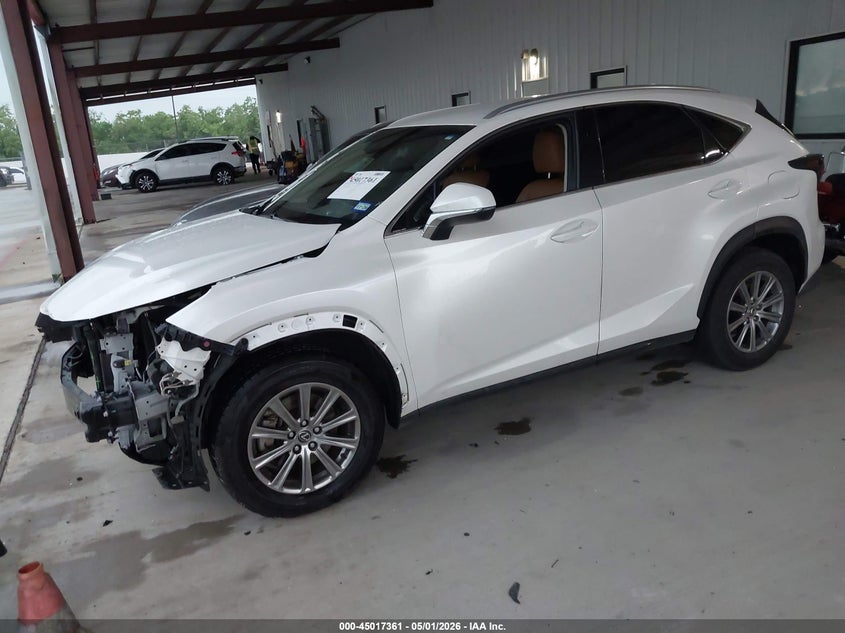 2018 Lexus Nx VIN JTJYARBZ3J2091669 IAAI salvage auction — FRONT END, Original (Texas), sold $5,800 on 2026-07-09 (photo 2)