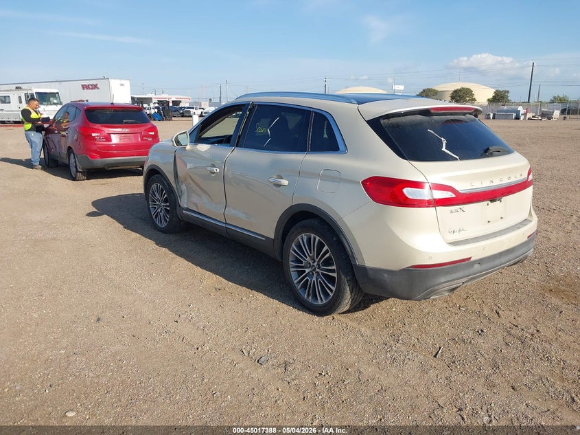2016 Lincoln Mkx VIN 2LMTJ6LR6GBL52886 IAAI salvage auction — SIDE, Wait Title, sold $1,350 on 2026-07-12 (photo 3)
