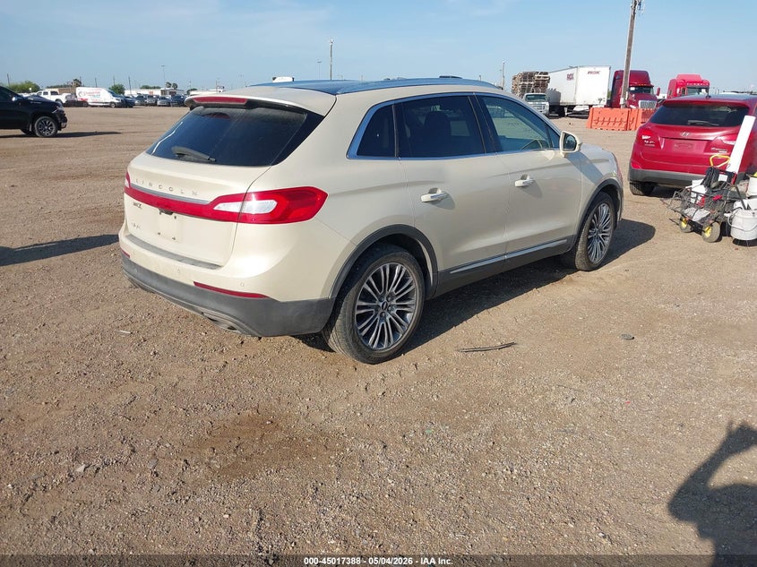 2016 Lincoln Mkx VIN 2LMTJ6LR6GBL52886 IAAI salvage auction — SIDE, Wait Title, sold $1,350 on 2026-07-12 (photo 4)