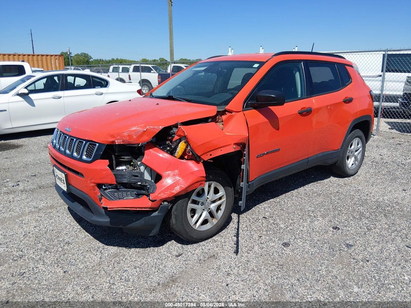 2018 Jeep Compass VIN 3C4NJDAB9JT143639 IAAI salvage auction — UNKNOWN, Salvage - Greater Than 75% (Maryland), sold $2,300 on 2026-07-27 (photo 2)