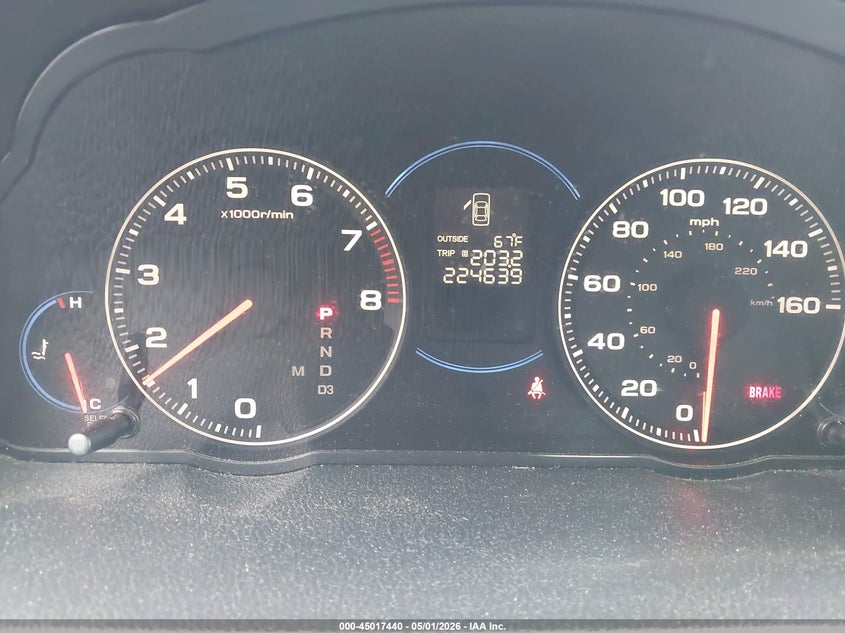 2004 Acura Tsx VIN JH4CL96934C012578 IAAI salvage auction — NORMAL WEAR, Clear (Georgia), sold $425 on 2026-07-29 (photo 7)