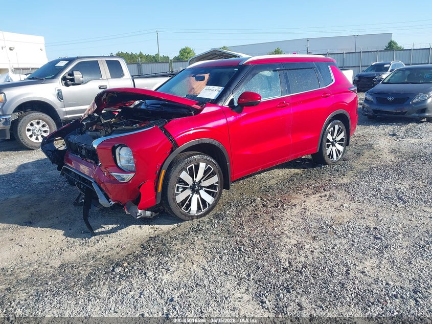 2025 Mitsubishi Outlander VIN JA4J3WA87SZ030866 IAAI salvage auction — RIGHT FRONT, Salvage (Georgia), sold $7,200 on 2026-07-20 (photo 2)
