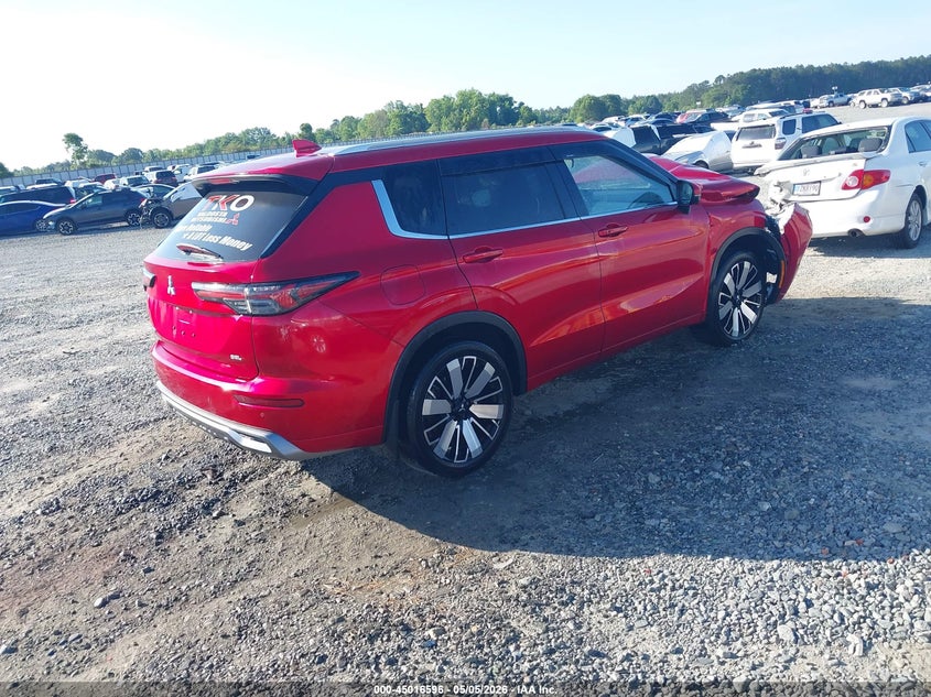 2025 Mitsubishi Outlander VIN JA4J3WA87SZ030866 IAAI salvage auction — RIGHT FRONT, Salvage (Georgia), sold $7,200 on 2026-07-20 (photo 4)
