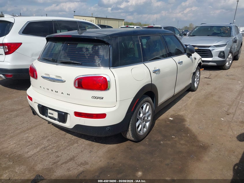 2017 Mini Clubman VIN WMWLN5C56H2E32546 IAAI salvage auction — FRONT END, Clear (Michigan), sold $850 on 2026-07-23 (photo 4)