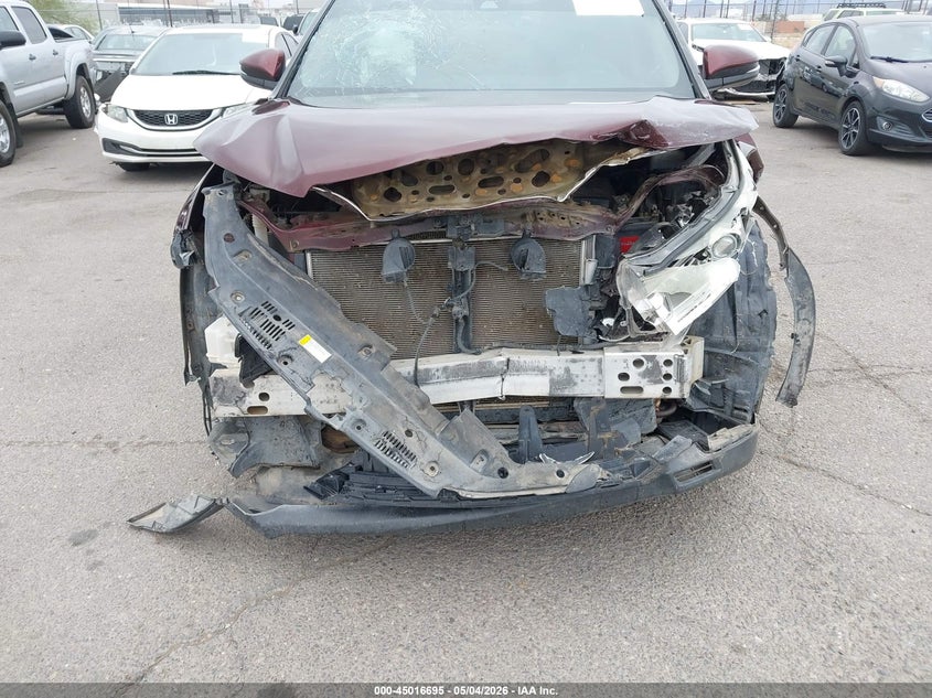 2019 Toyota Highlander VIN 5TDZZRFHXKS351139 IAAI salvage auction — FRONT END, Salvage (Arizona), sold $3,500 on 2026-07-12 (photo 6)