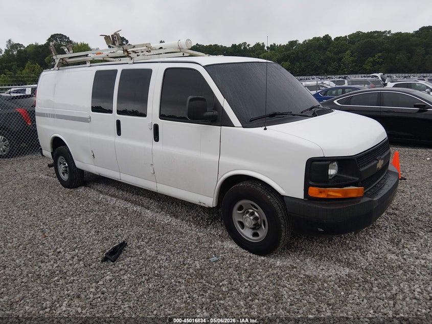 2014 Chevrolet Express VIN 1GCWGGCA1E1183090 IAAI salvage auction — REAR END, Salvage (Alabama), sold $600 on 2026-07-09 (photo 1)